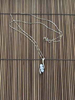 14k Diamond Yellow Gold Chain Necklace